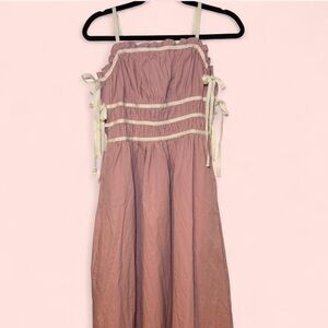 Elegant Pink Maxi Dress